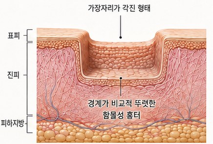 박스카형 흉터